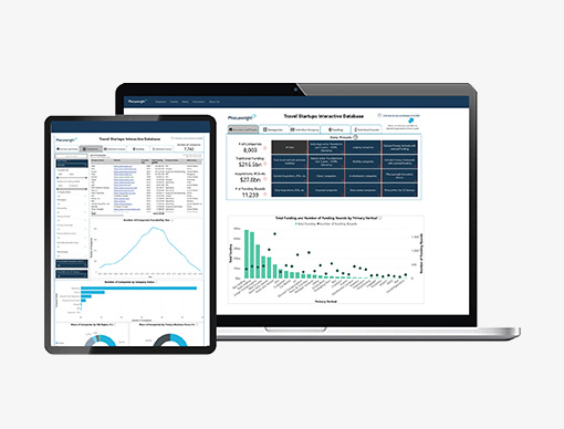 Travel Startups Interactive Database